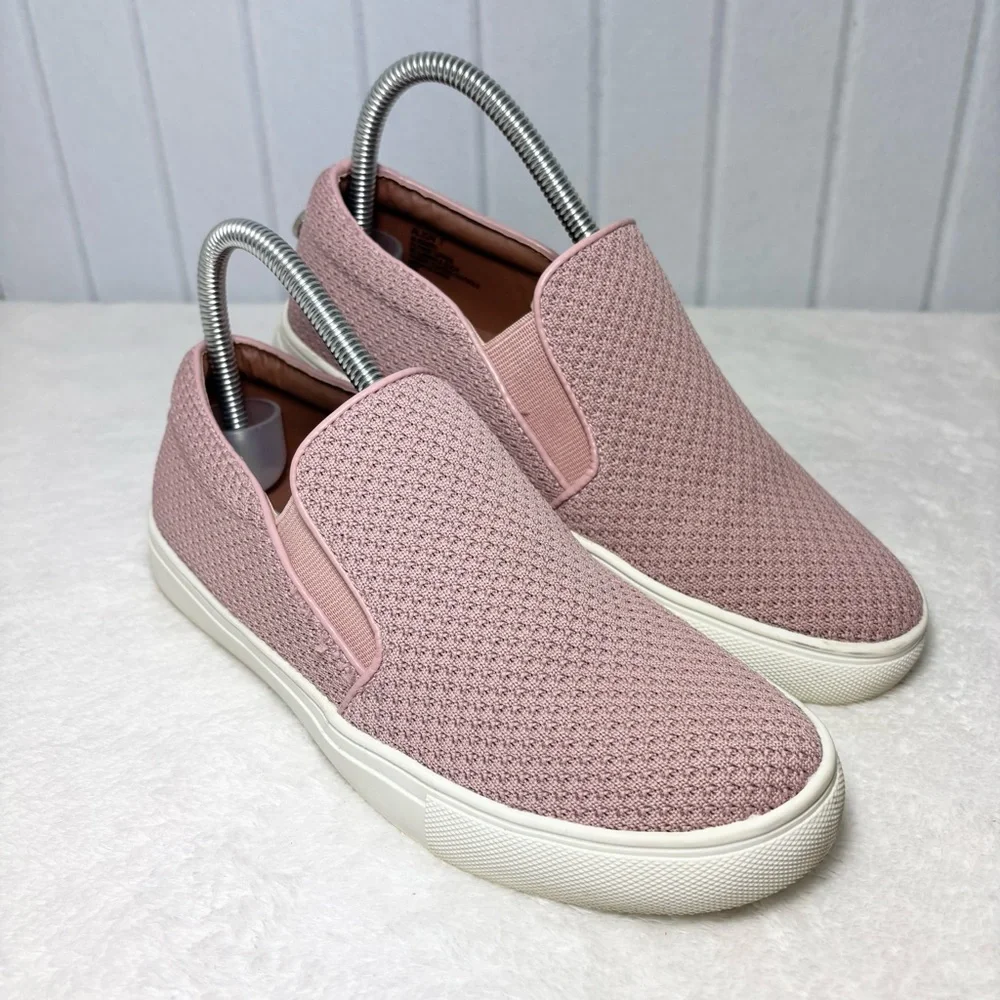 Steve Madden‎ Blush Pink Knit Slip-On Shoes Align Loafers Size 7